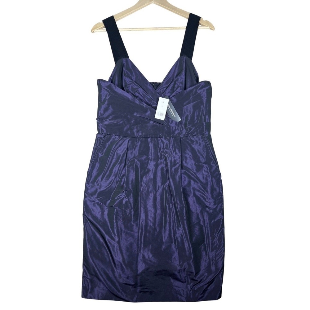 Banana Republic Purple Party Cocktail‎ Dress Size 12 GLAM Taffeta NWT Party